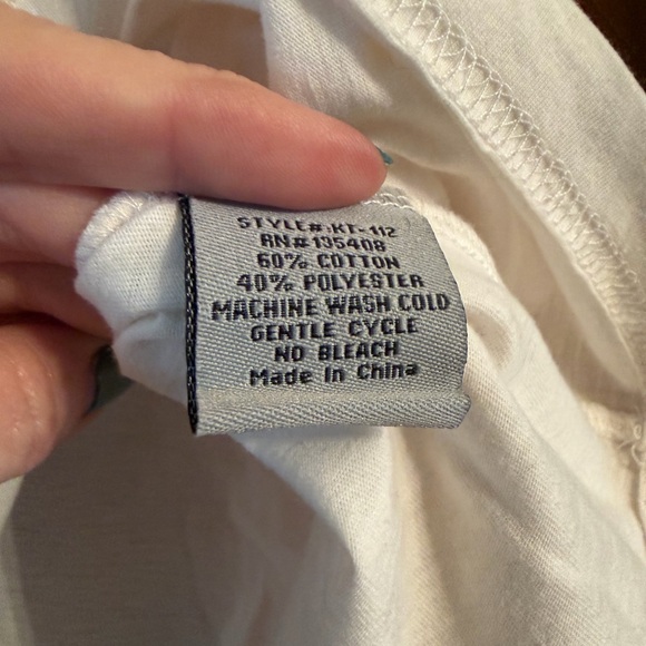 Cowgirl Legend Western Graphic Raglan Tee Wings Fleur De Lis 3/4 Sleeve - Picture 6 of 8